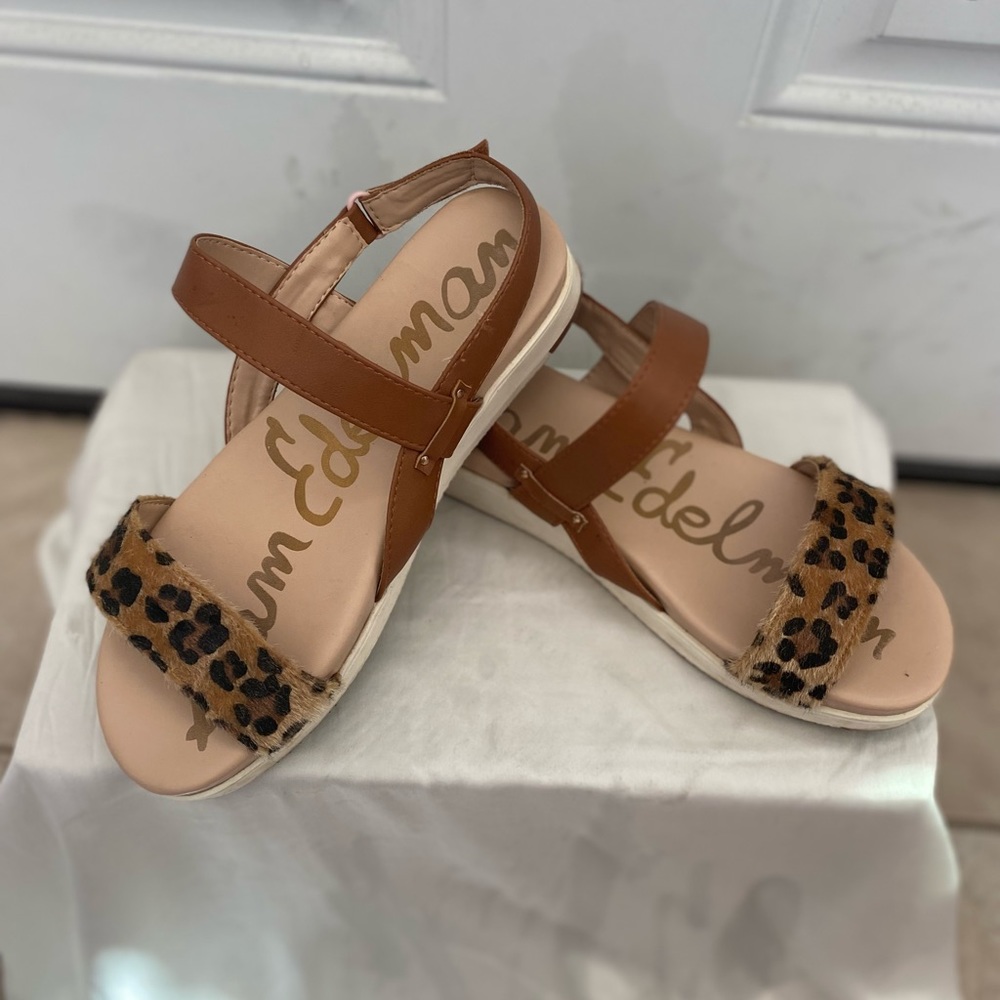Sam Edelman Kids Andrea Dionne Wedge Sandal Size 4 Big Girl